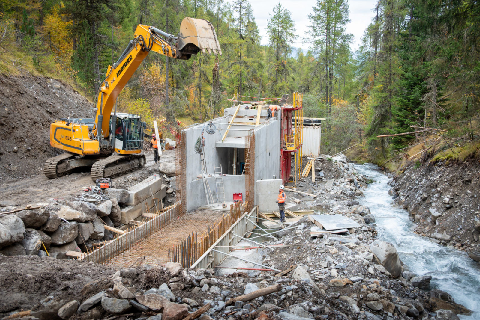 Chantier prise d'eau