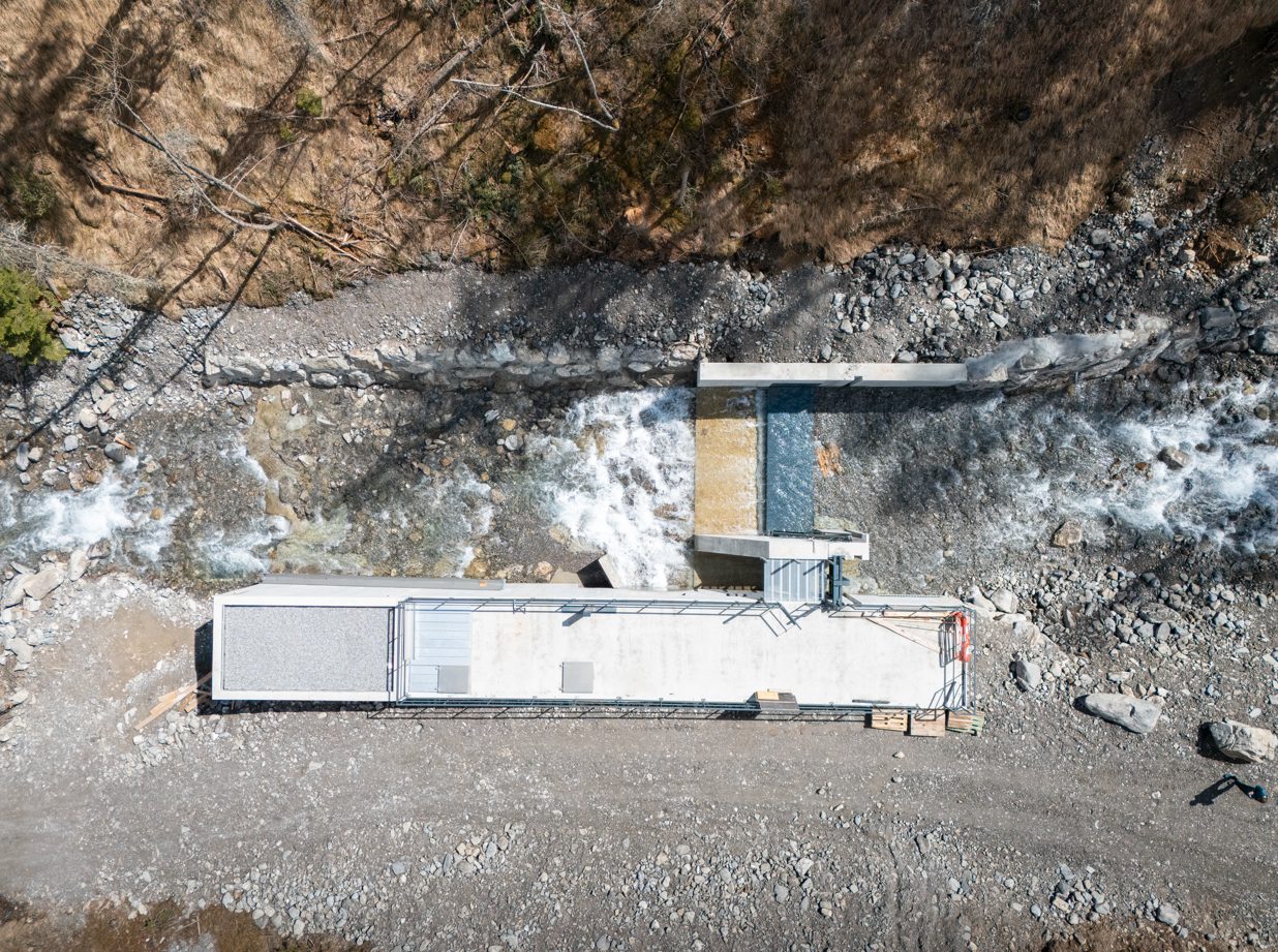 Chantier prise d'eau